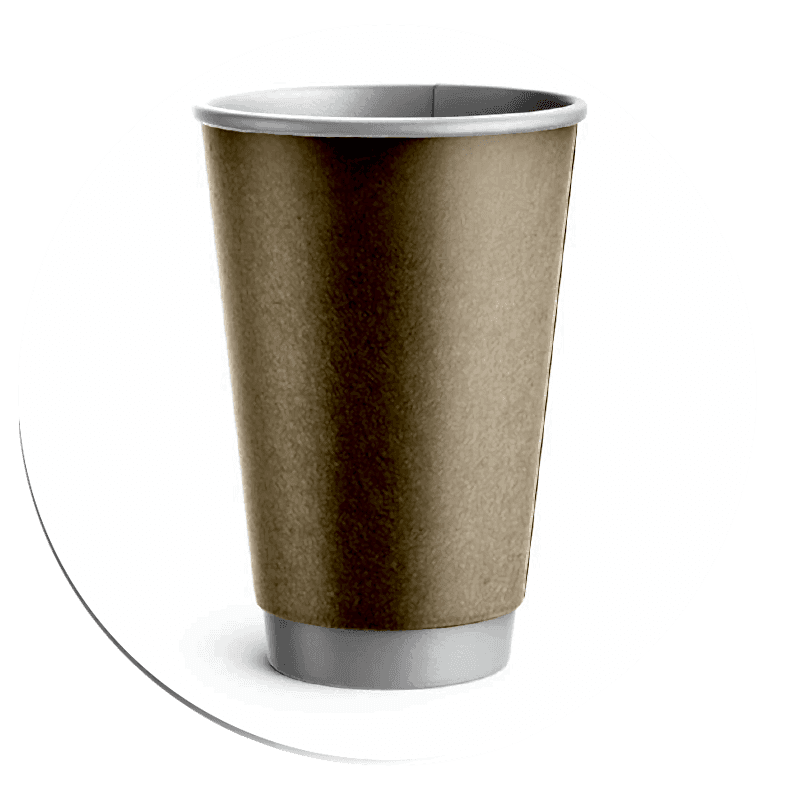 16-oz-db-kraft SAFİRCUP KARTON BARDAK BASKILI BASKISIZ KAĞIT BARDAK,ÜRETİMİ - 16 oz Double Wall Kraft Bardak
