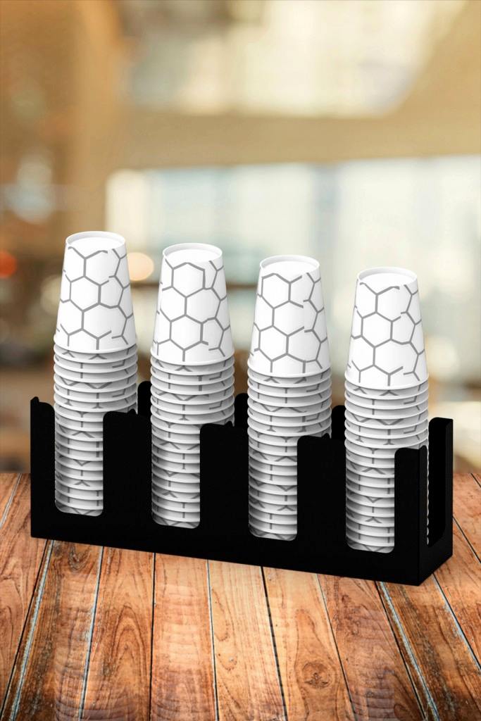 4-bolmeli-karton-bardaklik SAFİRCUP KARTON BARDAK BASKILI BASKISIZ KAĞIT BARDAK,ÜRETİMİ - 4 Bölmeli Karton Bardaklık